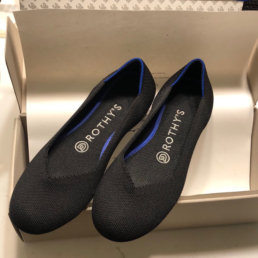 Rothy’s black size 6.5 in box